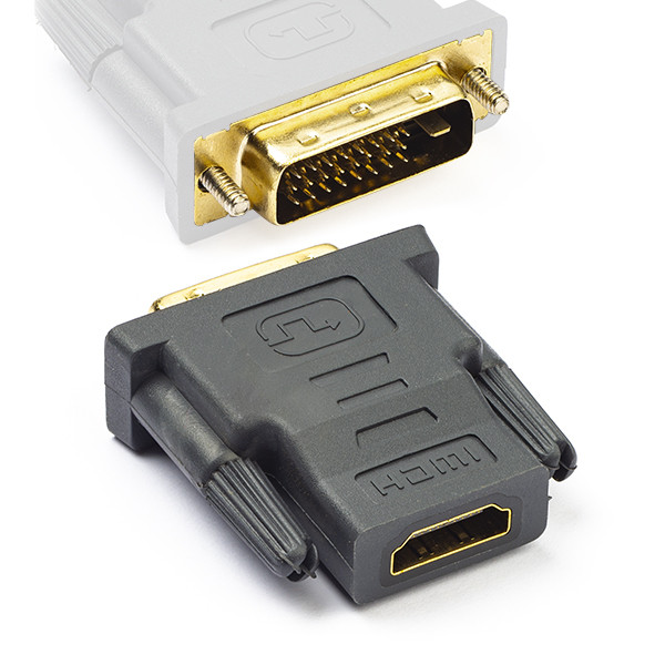 DVI naar HDMI adapter Nedis (DVID, Dual Link, Verguld)